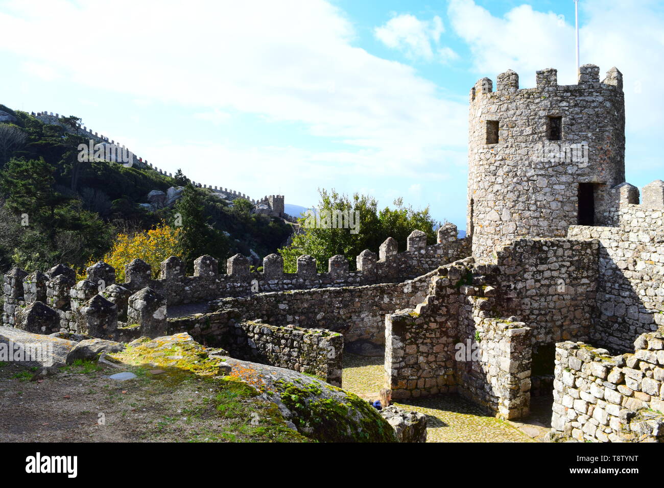 Sintra Pena Palace, Portogallo Foto Stock