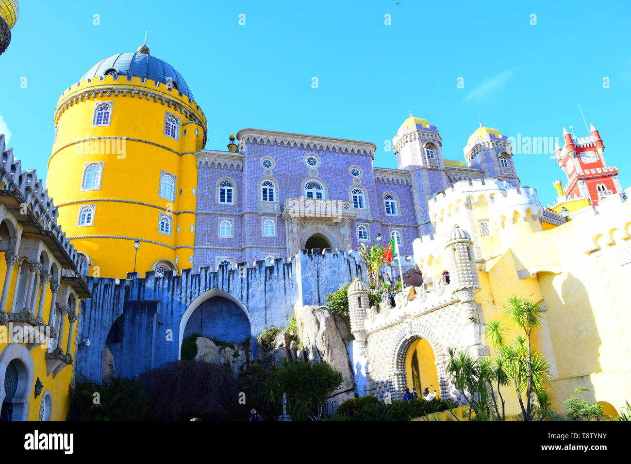 Sintra Pena Palace, Portogallo Foto Stock