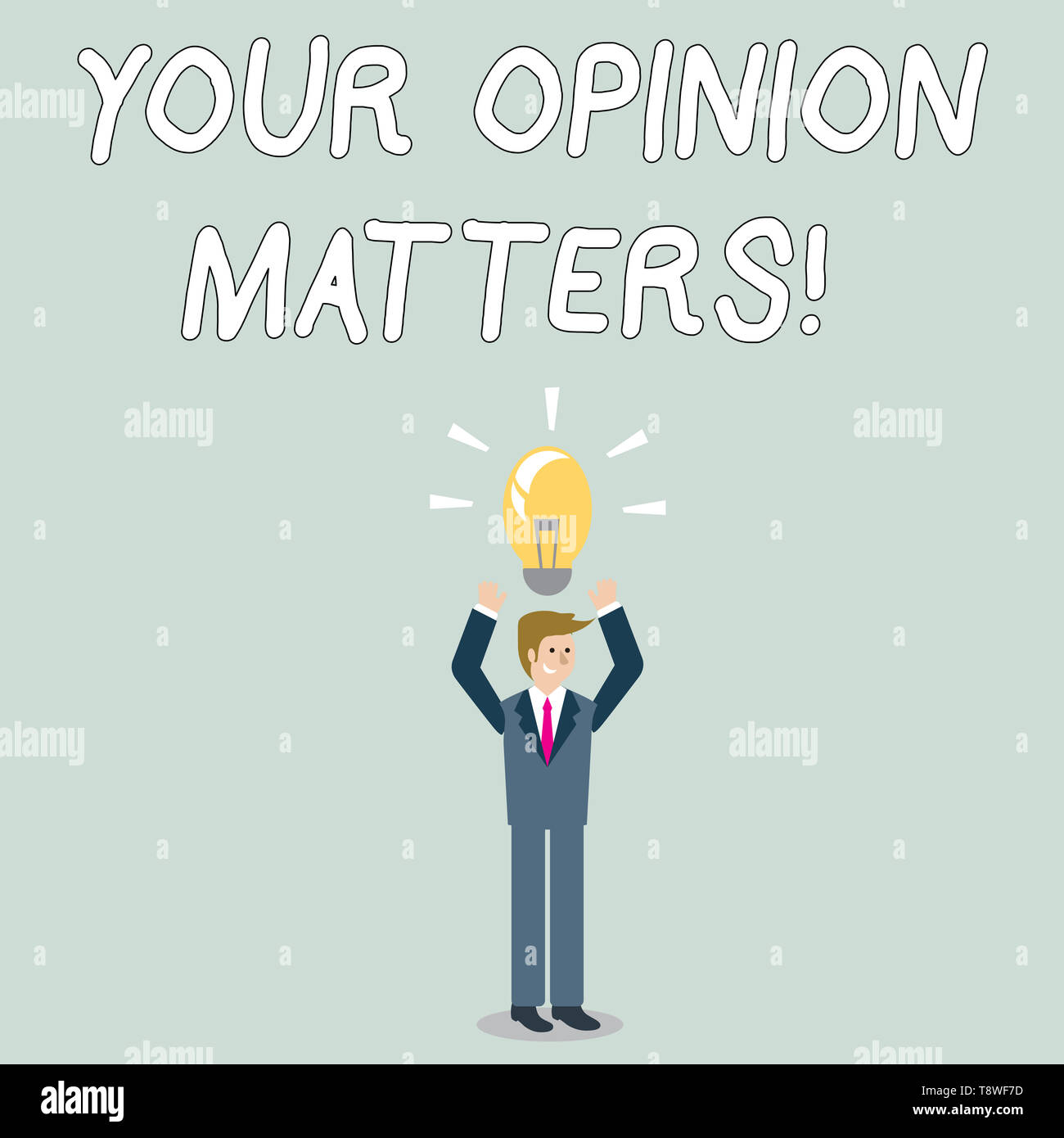 Parola Di Scrittura Di Testo La Tua Opinione Conta Business Photo Vetrina Per Mostrare Non E D Accordo Con Qualcosa Che Appena Stato Detto Imprenditore Passito Permanente Foto Stock Alamy