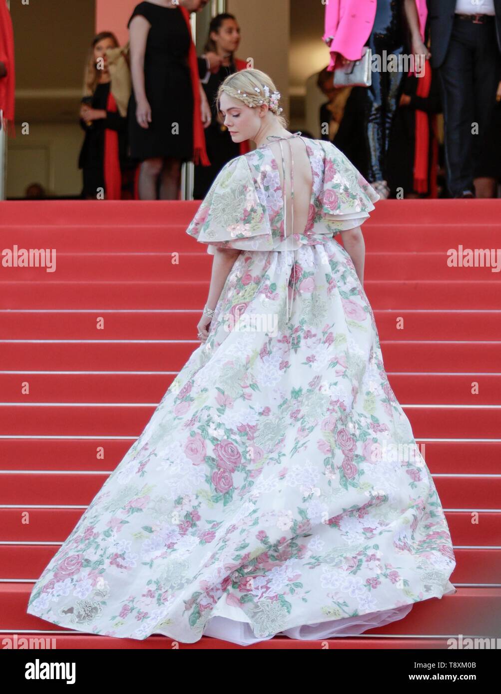 Elle Fanning, 2019 Cannes Foto Stock