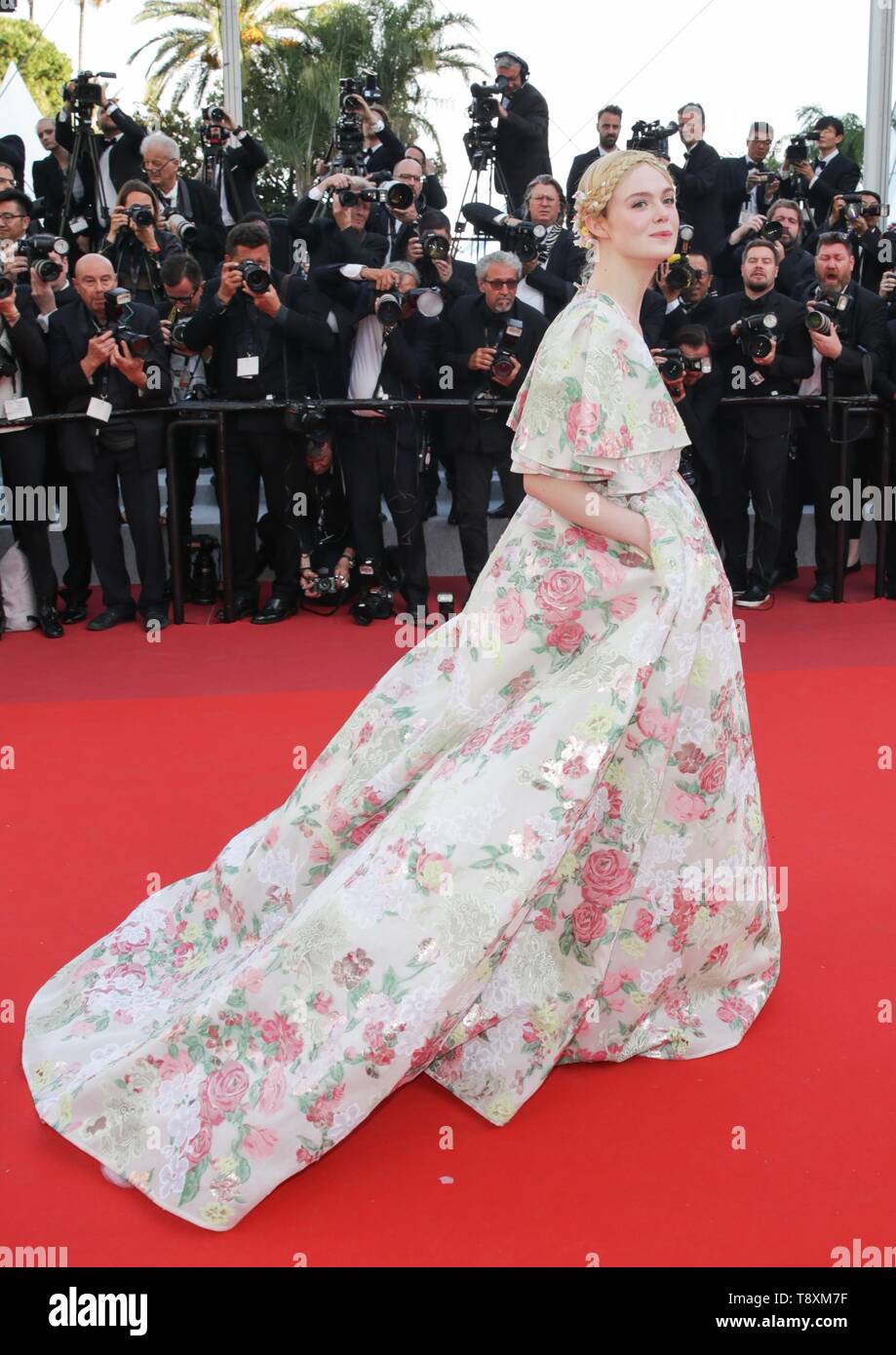 Elle Fanning, 2019 Cannes Foto Stock