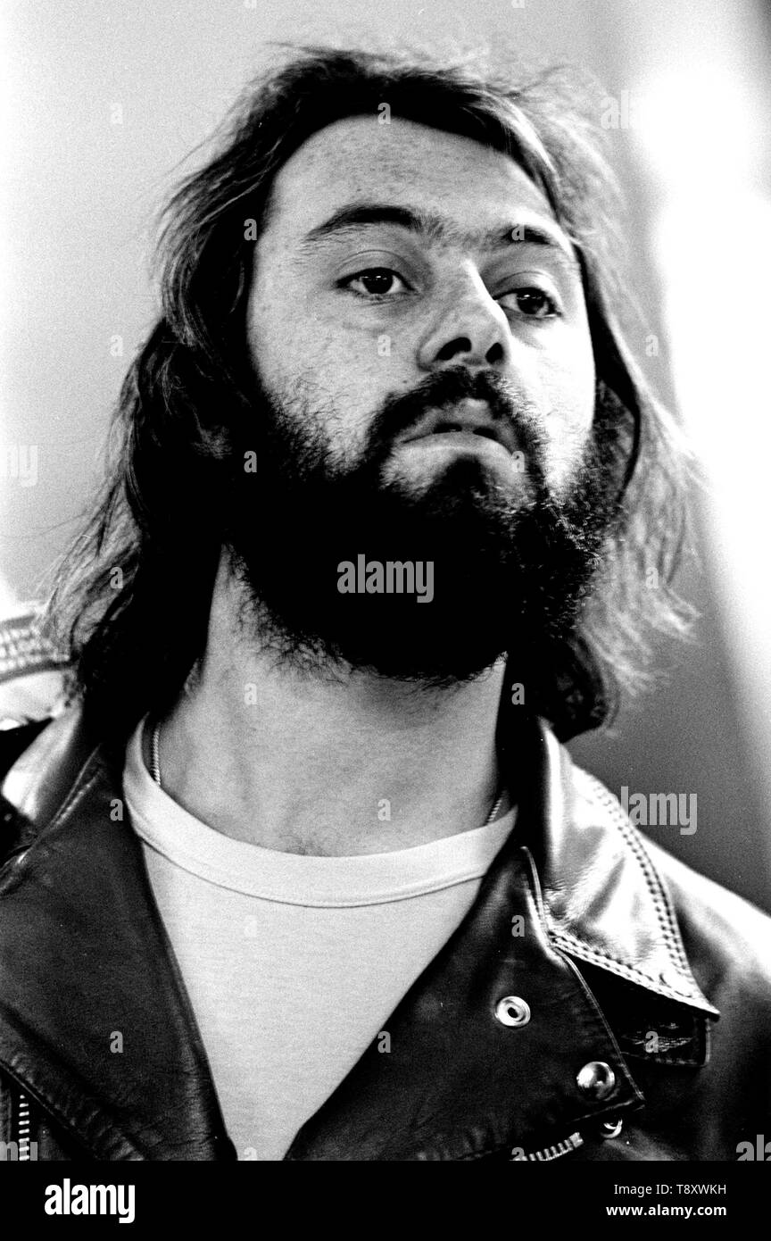 Concedere, Peter Amsterdam, Paesi Bassi - 1972, (foto Gijsbert Hanekroot) *** Caption locale *** led zeppelin PETER GRANT Foto Stock