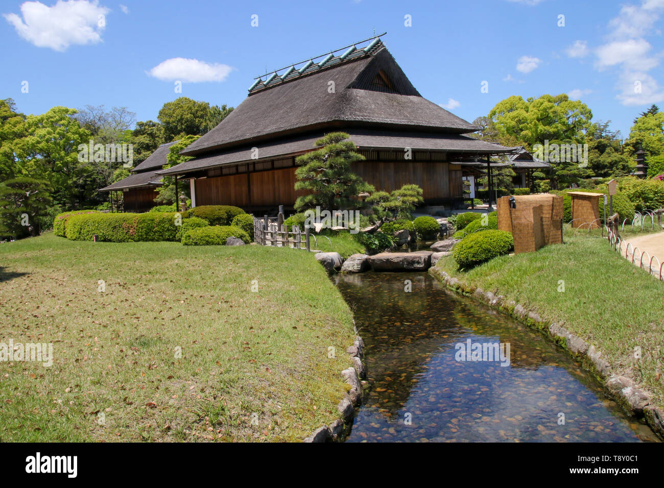 Okayama il Giardino Korakuen, la regione di Kansai, Giappone Foto Stock