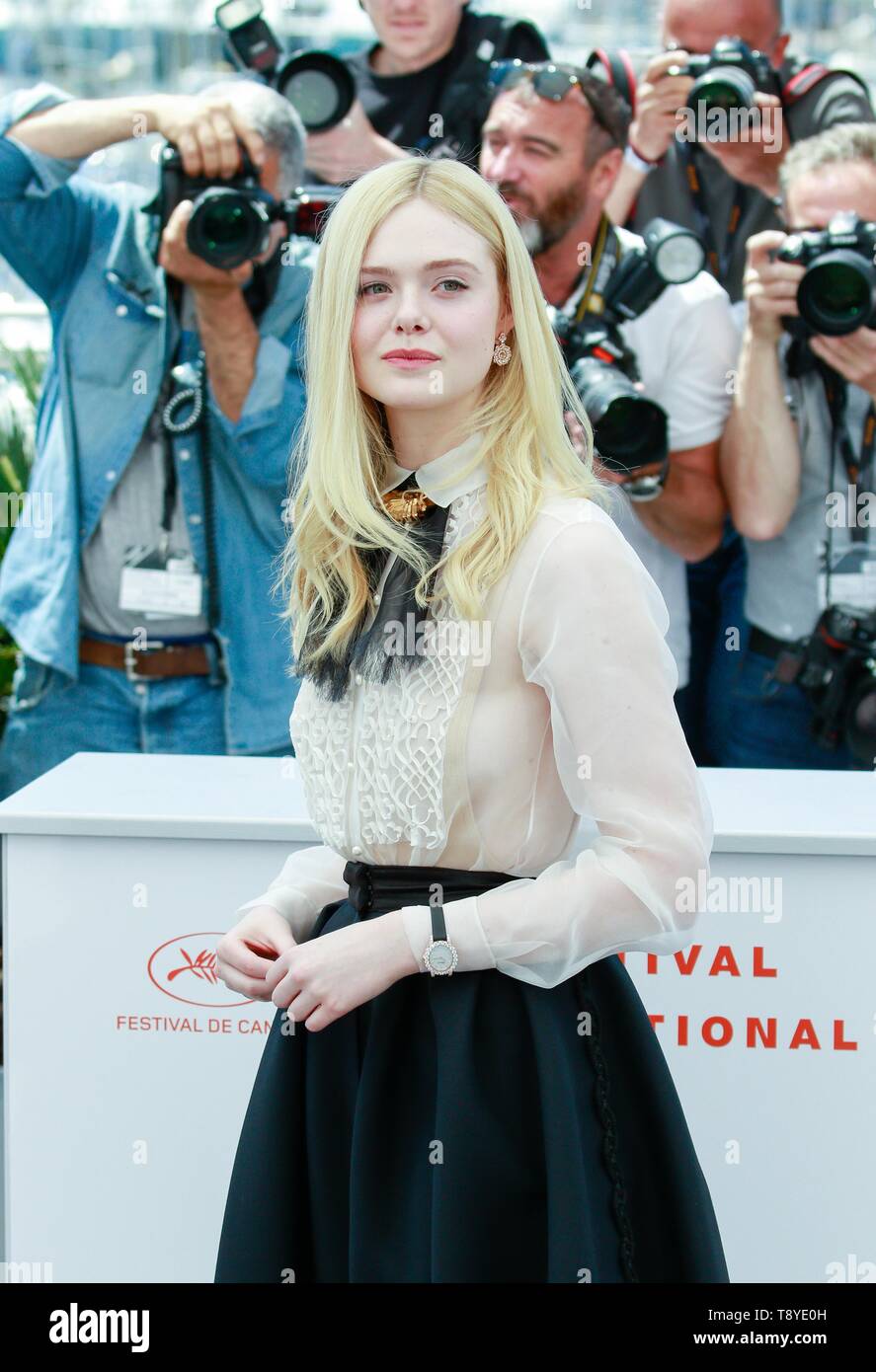 ELLE FANNING, Cannes, 2019 Foto Stock