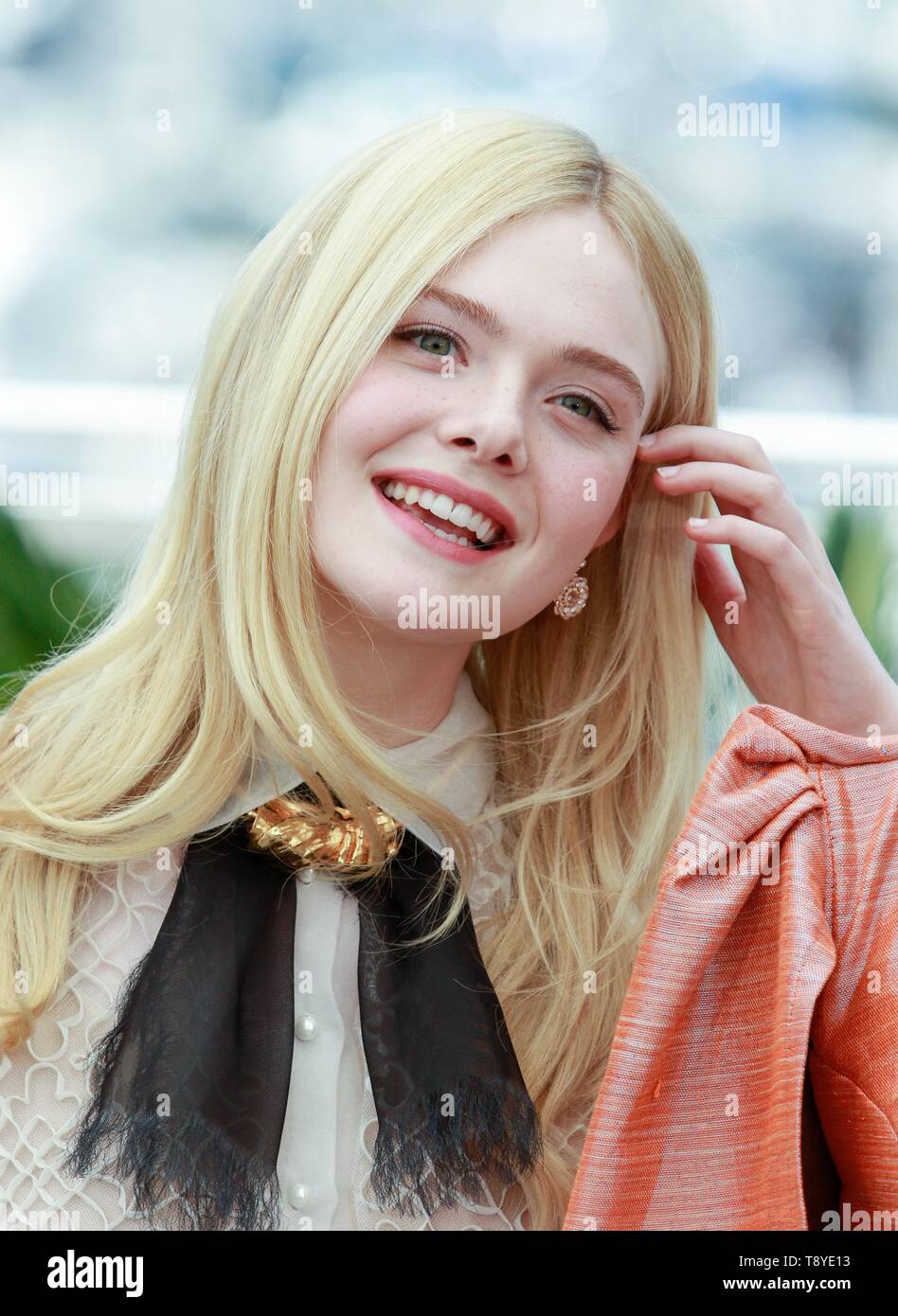 ELLE FANNING, Cannes, 2019 Foto Stock