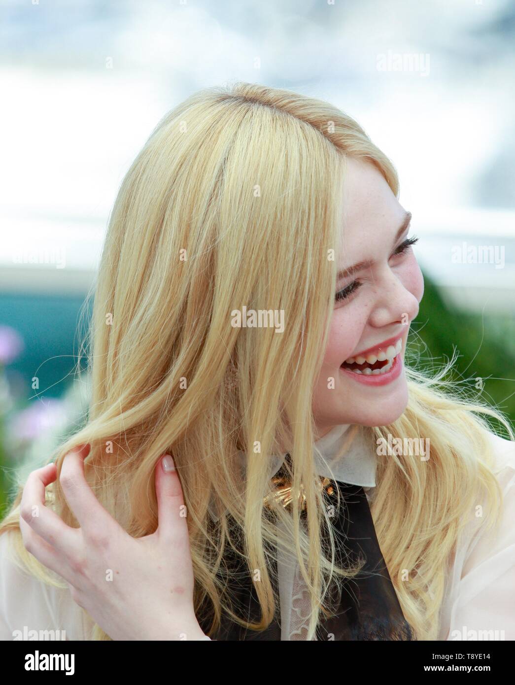 ELLE FANNING, Cannes, 2019 Foto Stock