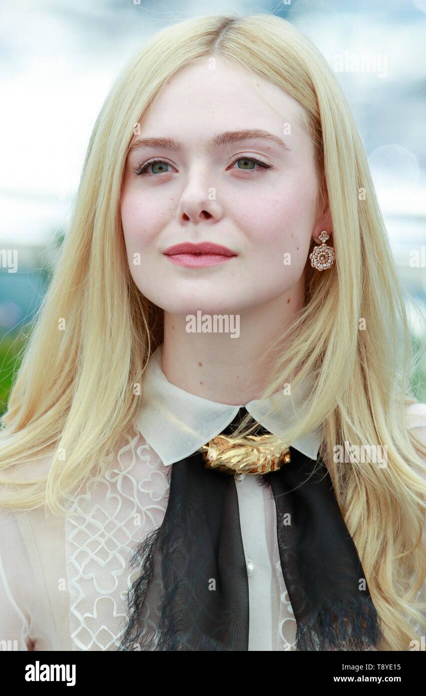 ELLE FANNING, Cannes, 2019 Foto Stock