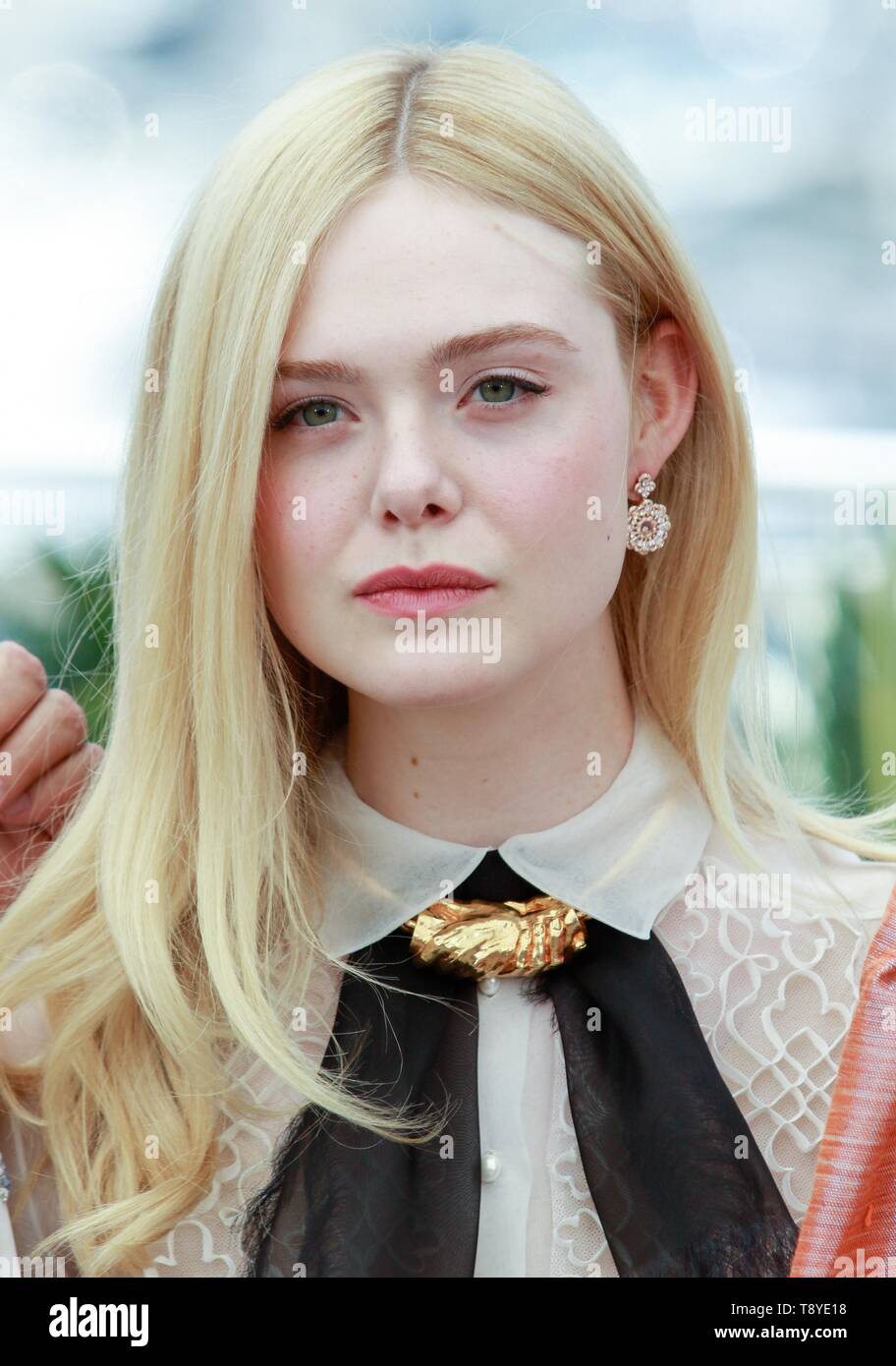 ELLE FANNING, Cannes, 2019 Foto Stock