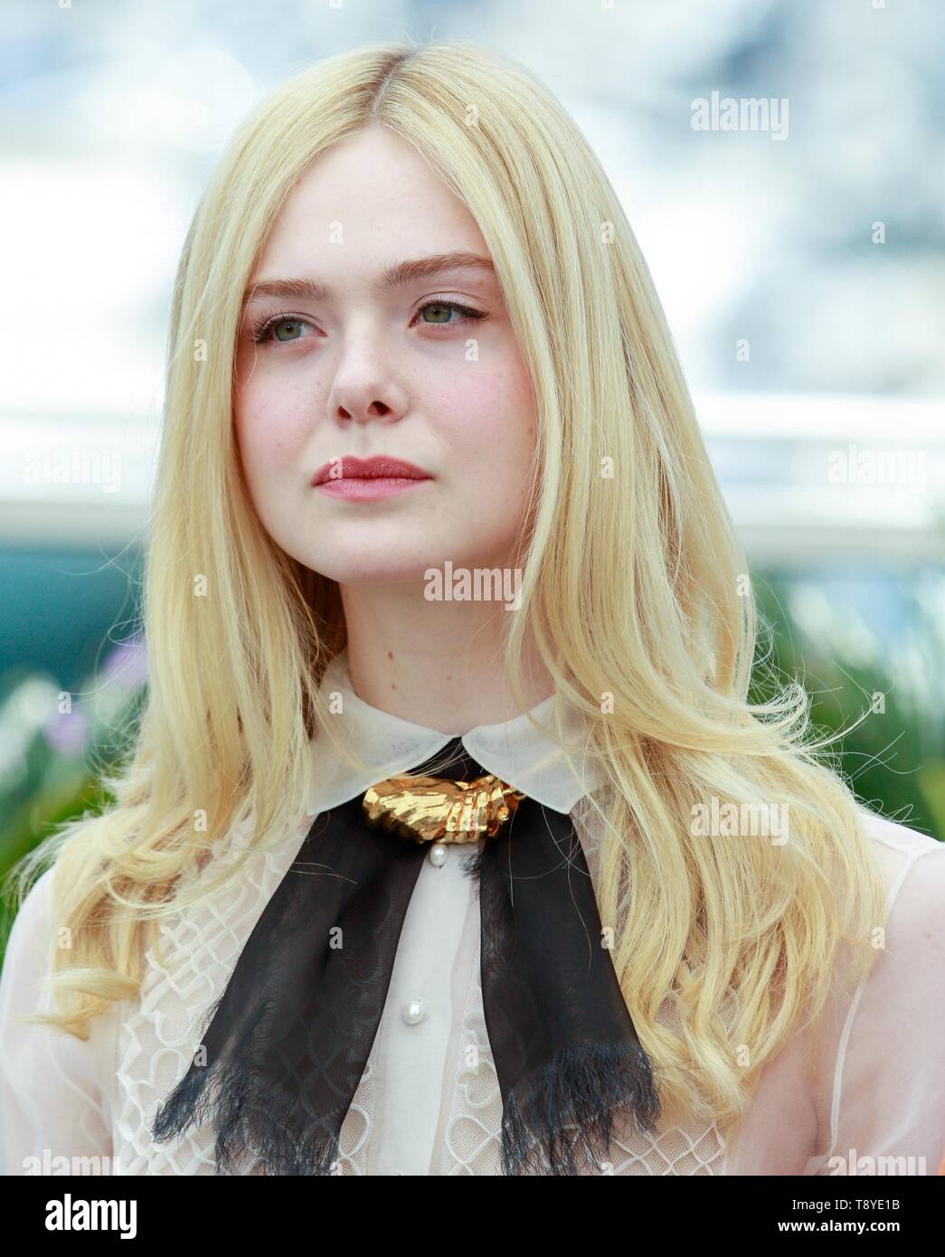 ELLE FANNING, Cannes, 2019 Foto Stock