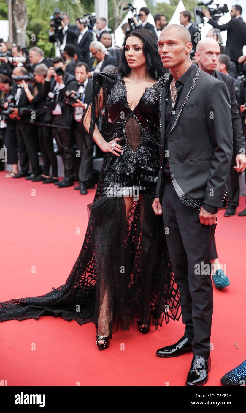 JEREMY MEEKS, ANDREEA SASU modelli "I morti non muoiono' PREMIERE e cerimonia di apertura, 72ND al Festival cinematografico di Cannes, Cannes , Francia 14 maggio 2019 DJC8901 Foto Stock