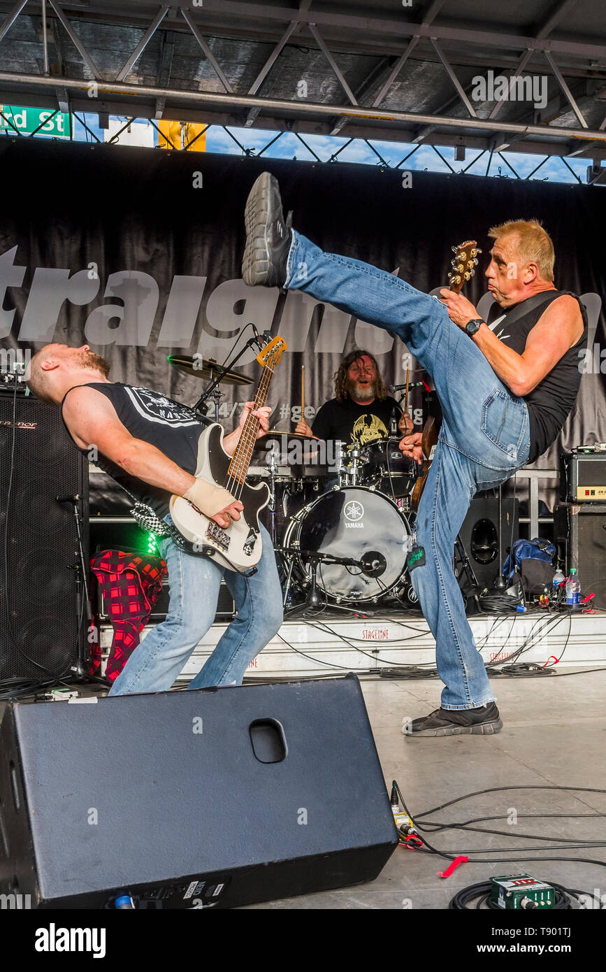 DOA punk band, Vancouver, British Columbia, Canada. Foto Stock