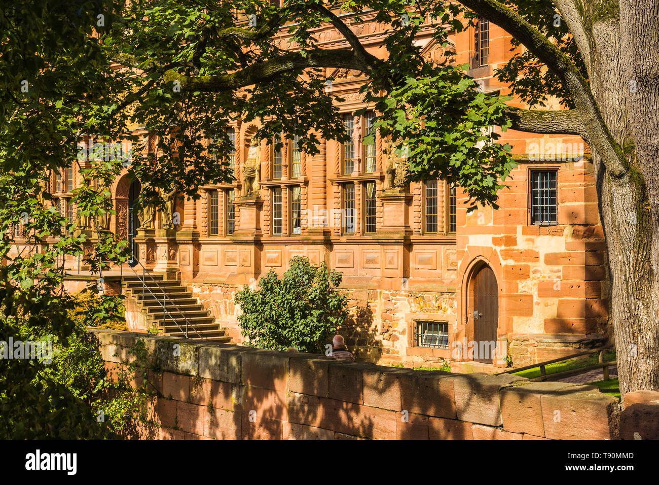 Il castello di Heidelberg Foto Stock