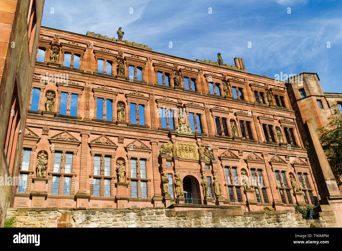 Il castello di Heidelberg Foto Stock