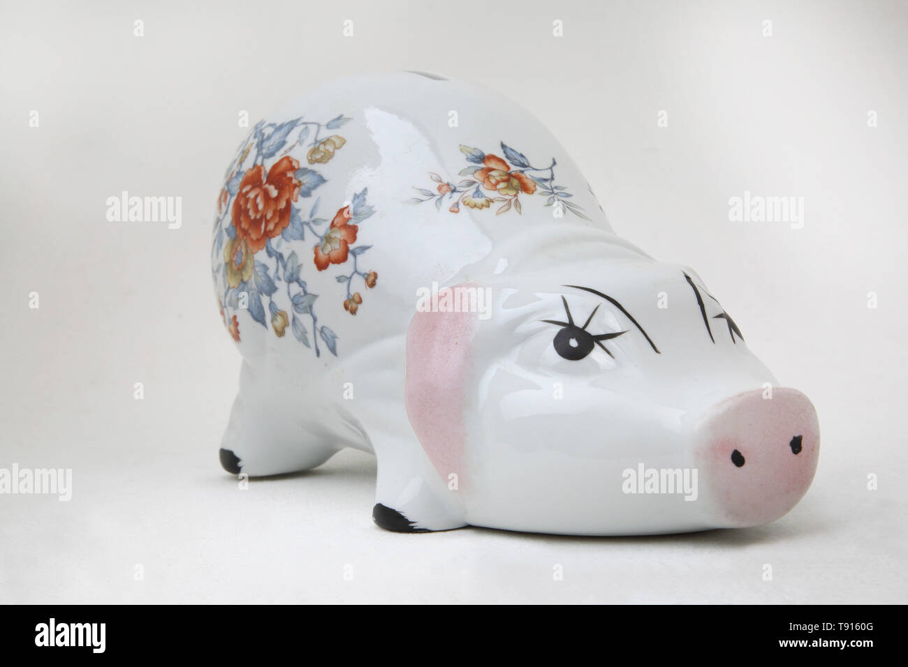 Ceramica Salvadanaio Foto Stock