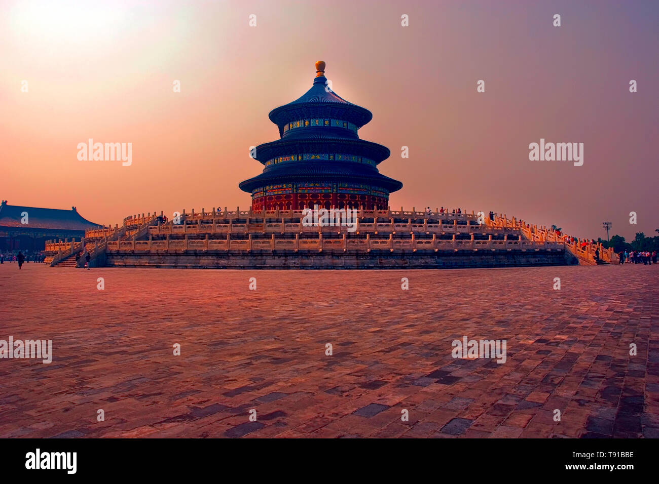 Il Tempio del Paradiso, Pechino, Cina Foto Stock