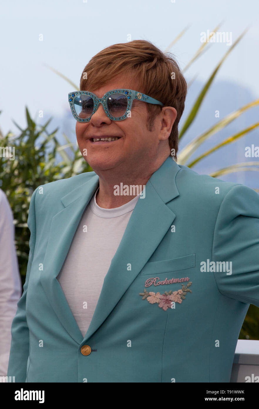 Cannes, Francia. 16 maggio 2019. Sir Elton John a Rocketman pellicola fotografica chiamata presso la 72a Cannes Film Festival, giovedì 16 maggio 2019, Cannes, Francia. Photo credit: Doreen Kennedy/Alamy Live News Foto Stock