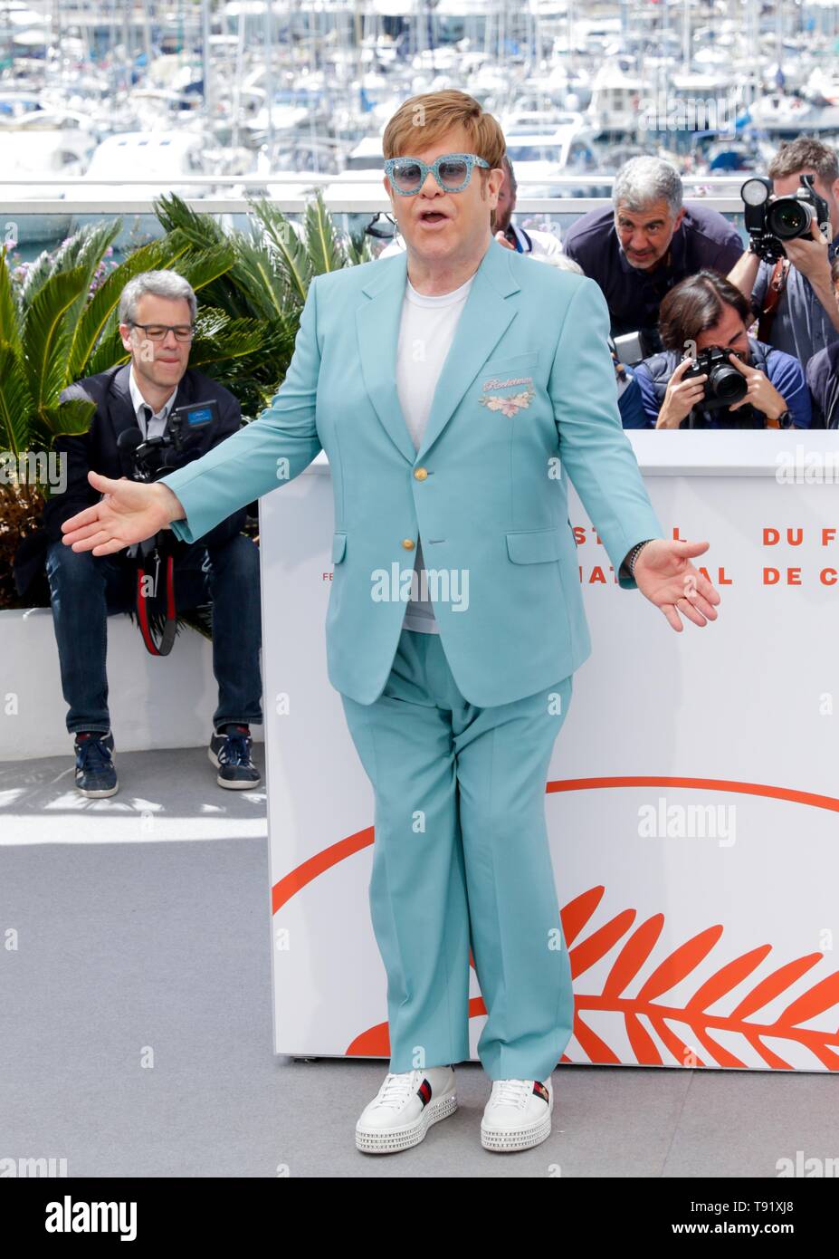 Cannes, Francia. 16 Maggio, 2019. 72a Cannes Film Festival. ELTON JOHN,2019 CANNES Credito: Allstar Picture Library/Alamy Live News Foto Stock