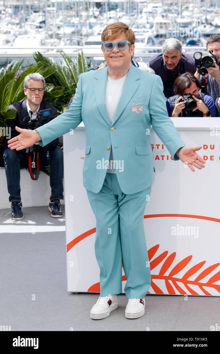 Cannes, Francia. 16 Maggio, 2019. 72a Cannes Film Festival. ELTON JOHN,2019 CANNES Credito: Allstar Picture Library/Alamy Live News Foto Stock