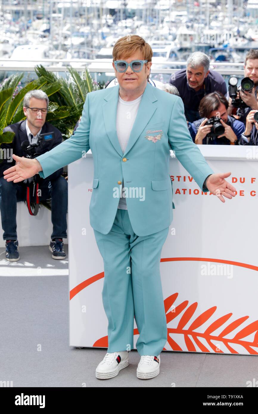 Cannes, Francia. 16 Maggio, 2019. 72a Cannes Film Festival. ELTON JOHN,2019 CANNES Credito: Allstar Picture Library/Alamy Live News Foto Stock