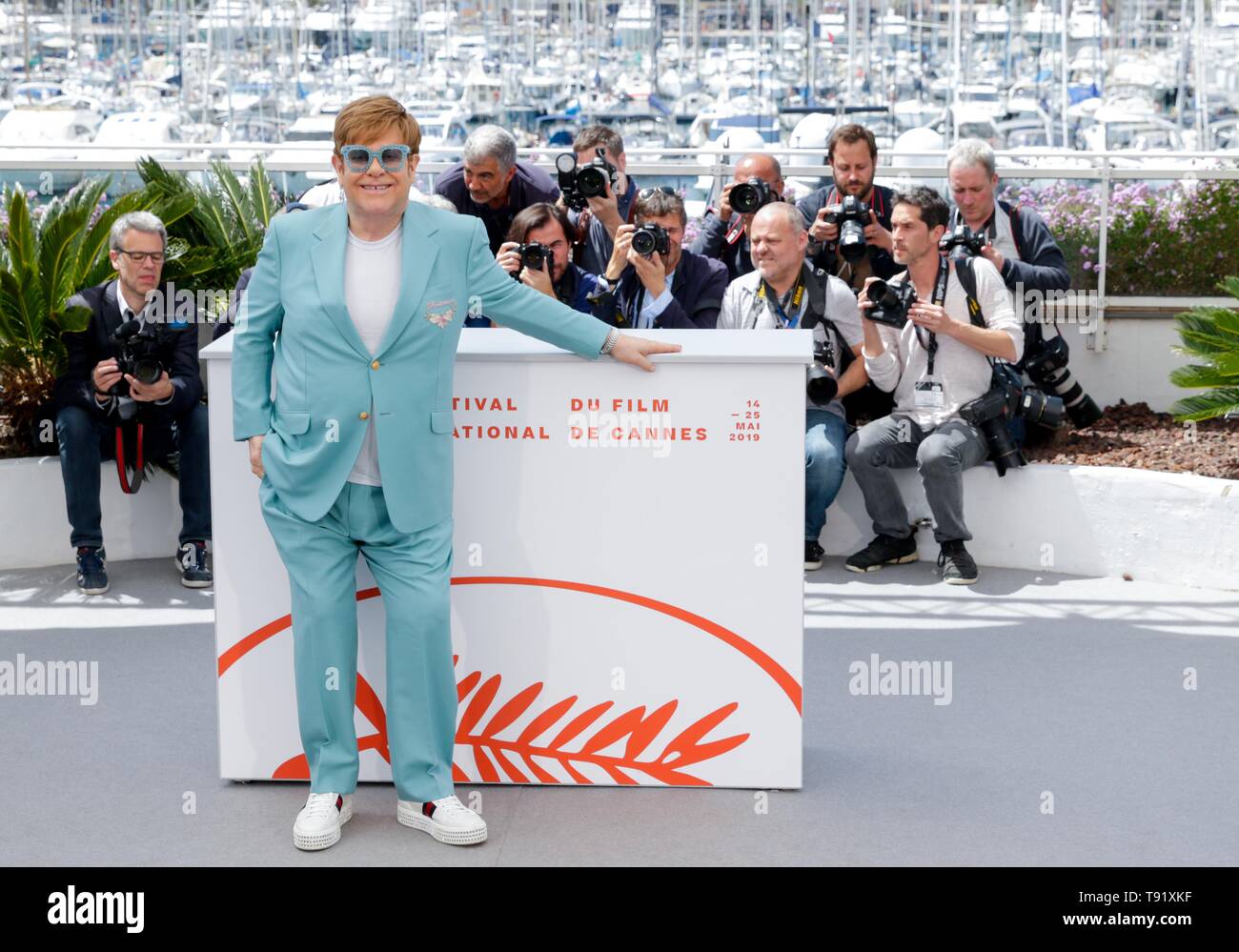 Cannes, Francia. 16 Maggio, 2019. 72a Cannes Film Festival. ELTON JOHN,2019 CANNES Credito: Allstar Picture Library/Alamy Live News Foto Stock