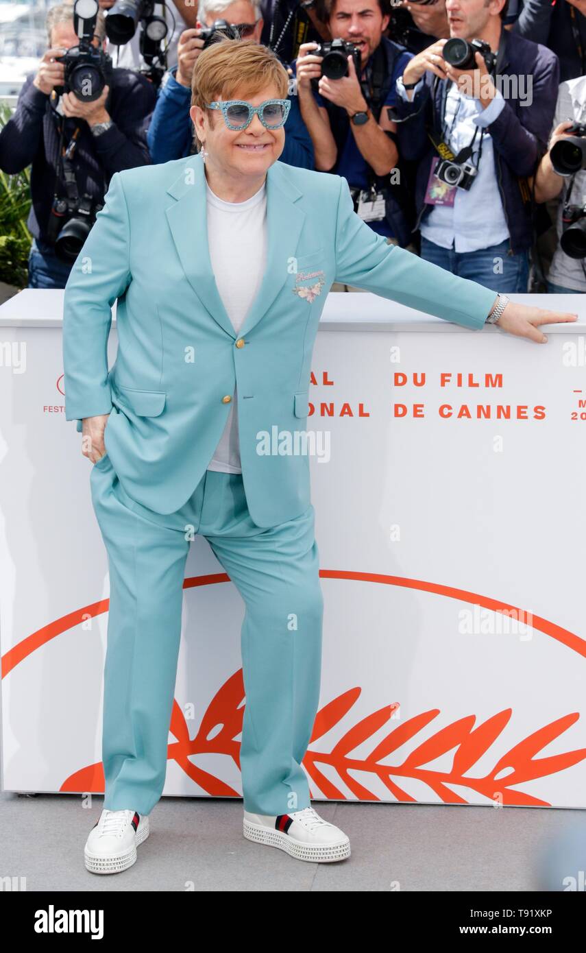 Cannes, Francia. 16 Maggio, 2019. 72a Cannes Film Festival. ELTON JOHN,2019 CANNES Credito: Allstar Picture Library/Alamy Live News Foto Stock