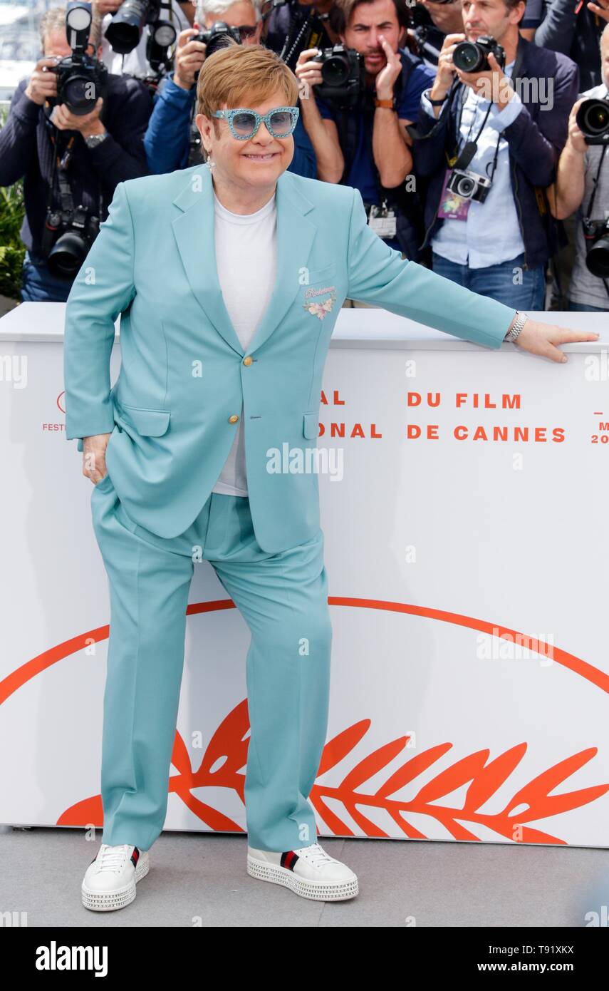 Cannes, Francia. 16 Maggio, 2019. 72a Cannes Film Festival. ELTON JOHN,2019 CANNES Credito: Allstar Picture Library/Alamy Live News Foto Stock