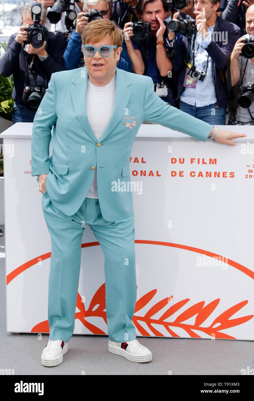Cannes, Francia. 16 Maggio, 2019. 72a Cannes Film Festival. ELTON JOHN,2019 CANNES Credito: Allstar Picture Library/Alamy Live News Foto Stock