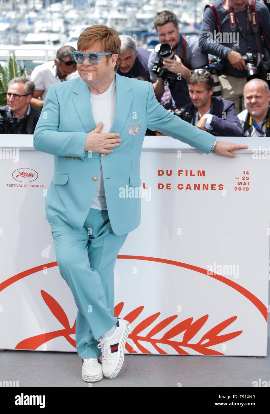 Cannes, Francia. 16 Maggio, 2019. 72a Cannes Film Festival. ELTON JOHN,2019 CANNES Credito: Allstar Picture Library/Alamy Live News Foto Stock