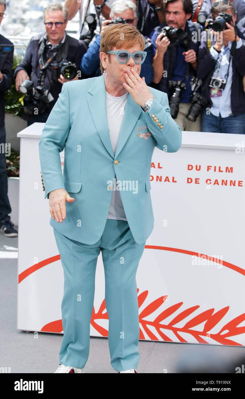Cannes, Francia. 16 Maggio, 2019. 72a Cannes Film Festival. ELTON JOHN,2019 CANNES Credito: Allstar Picture Library/Alamy Live News Foto Stock