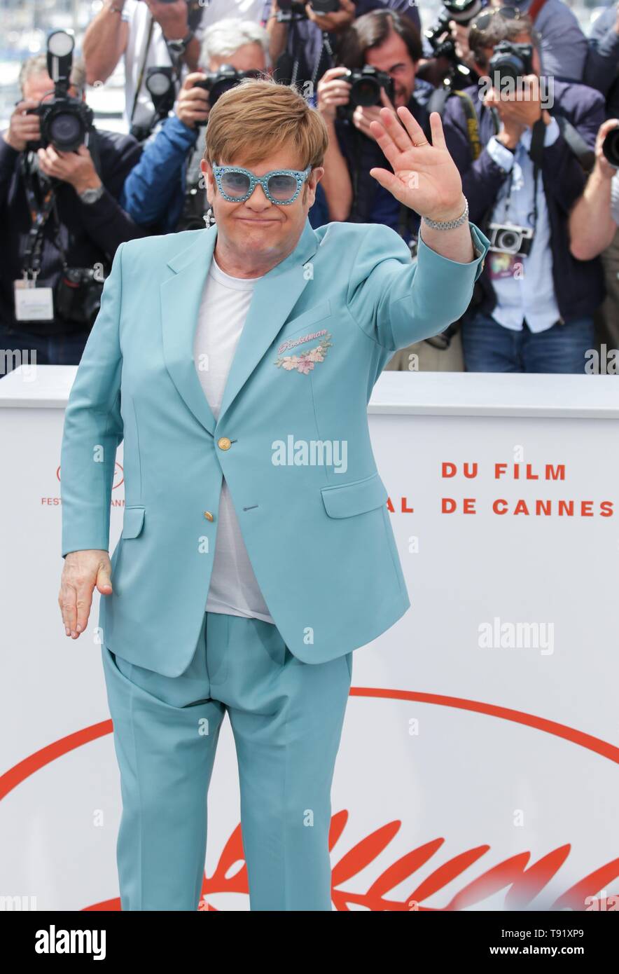 Cannes, Francia. 16 Maggio, 2019. 72a Cannes Film Festival. ELTON JOHN,2019 CANNES Credito: Allstar Picture Library/Alamy Live News Foto Stock