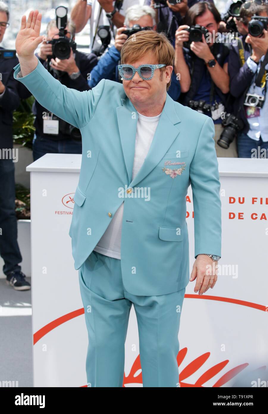 Cannes, Francia. 16 Maggio, 2019. 72a Cannes Film Festival. ELTON JOHN,2019 CANNES Credito: Allstar Picture Library/Alamy Live News Foto Stock
