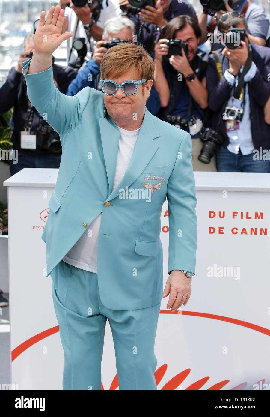 Cannes, Francia. 16 Maggio, 2019. 72a Cannes Film Festival. ELTON JOHN,2019 CANNES Credito: Allstar Picture Library/Alamy Live News Foto Stock