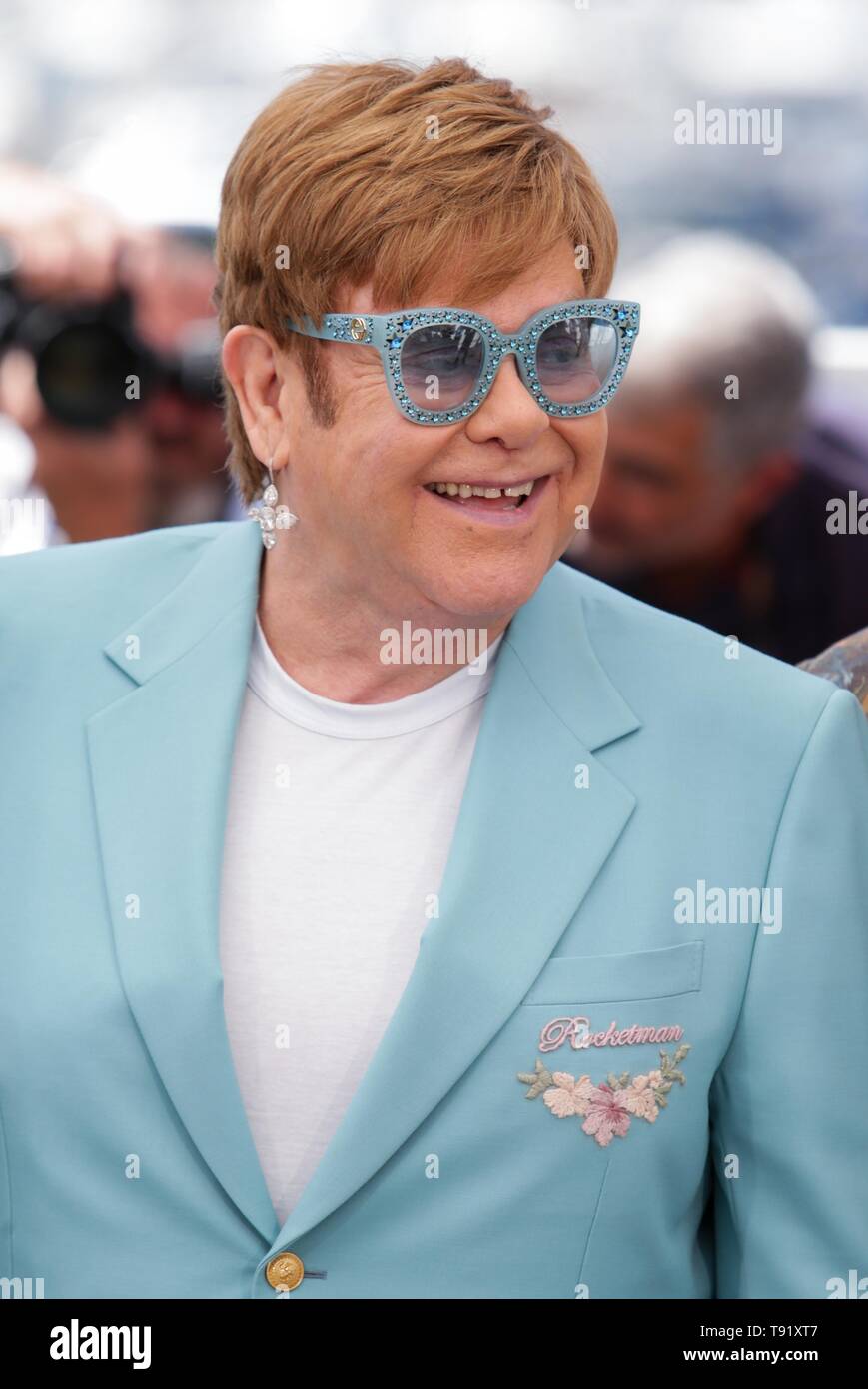Cannes, Francia. 16 Maggio, 2019. 72a Cannes Film Festival. ELTON JOHN,2019 CANNES Credito: Allstar Picture Library/Alamy Live News Foto Stock
