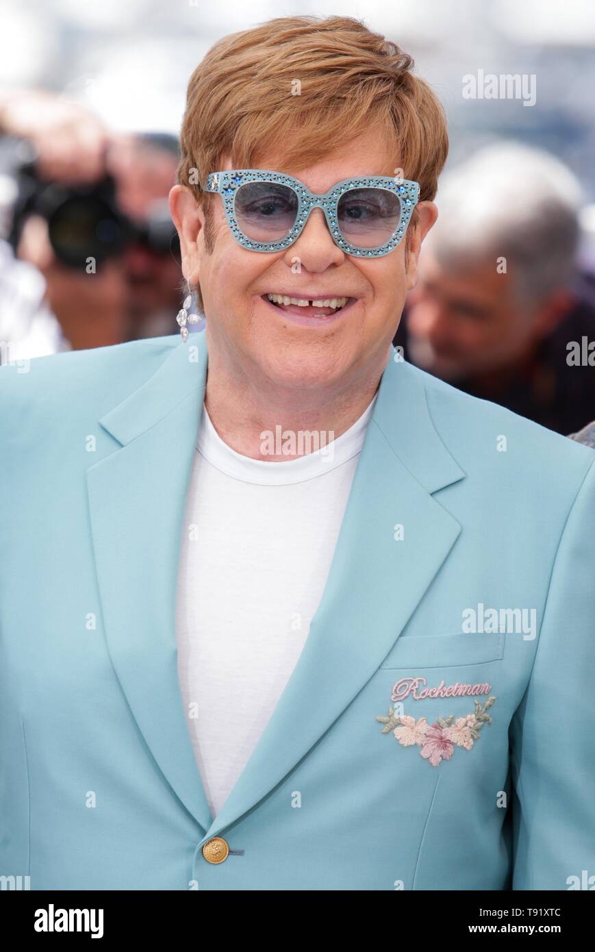 Cannes, Francia. 16 Maggio, 2019. 72a Cannes Film Festival. ELTON JOHN,2019 CANNES Credito: Allstar Picture Library/Alamy Live News Foto Stock
