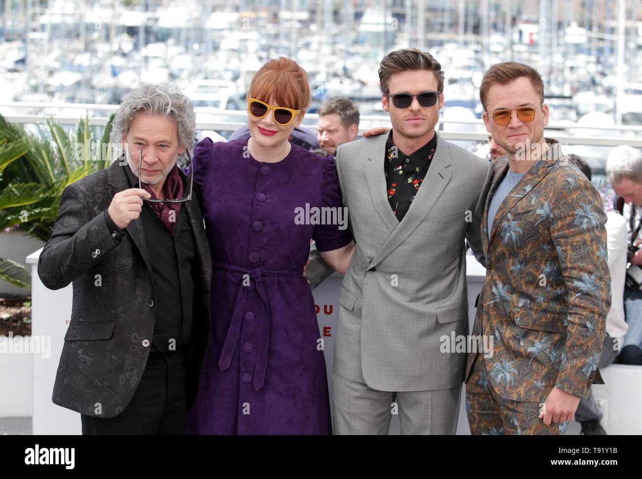 Cannes, Francia. 16 Maggio, 2019. 72a Cannes Film Festival. Dexter Fletcher, Bryce Dallas Howard, Taron Egerton, Richard Madden, 2019 Cannes Credito: Allstar Picture Library/Alamy Live News Foto Stock