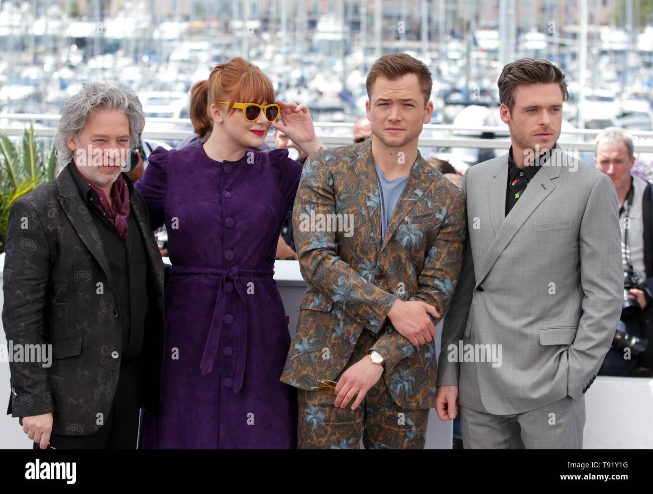 Cannes, Francia. 16 Maggio, 2019. 72a Cannes Film Festival. Dexter Fletcher, Bryce Dallas Howard, Taron Egerton, Richard Madden, 2019 Cannes Credito: Allstar Picture Library/Alamy Live News Foto Stock