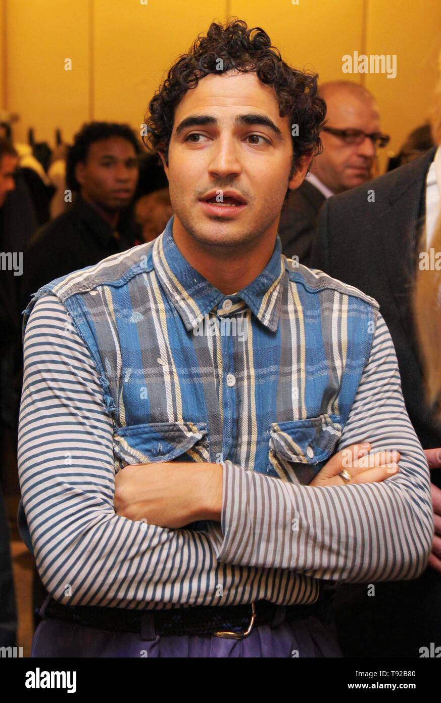 10-22-2008 Zac Posen anteprime il suo autunno/inverno 2008 raccolta di pelliccia a Massimiliano Fur Salon a Bloomingdale flagship store sulla 59 Street. Foto di Adam Scull-PHOTOlink.net Foto Stock