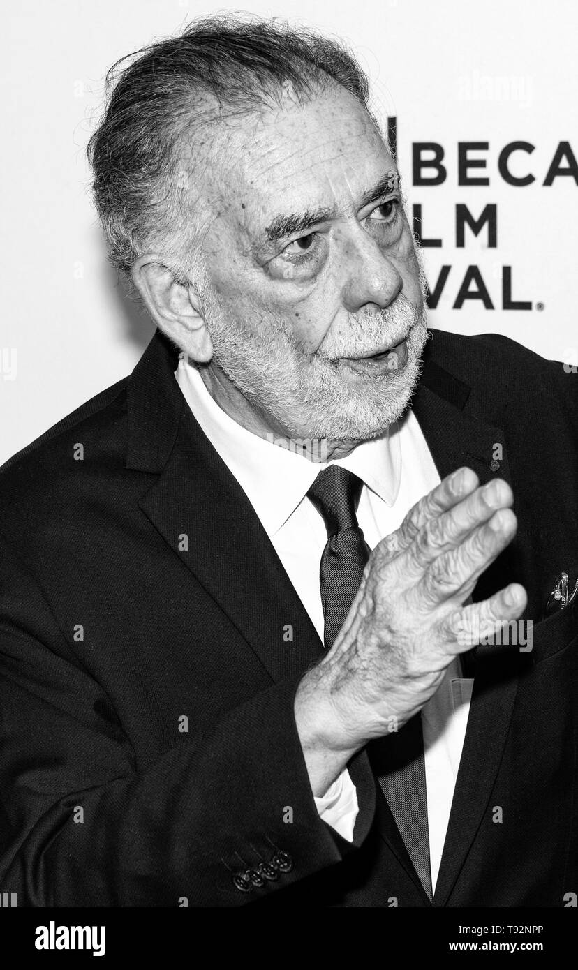 New York, NY - Aprile 28, 2019: Francis Ford Coppola assiste 'Apocalypse Now" - 40 anni e restauro durante il 2019 Tribeca Film Festival a Beaco Foto Stock