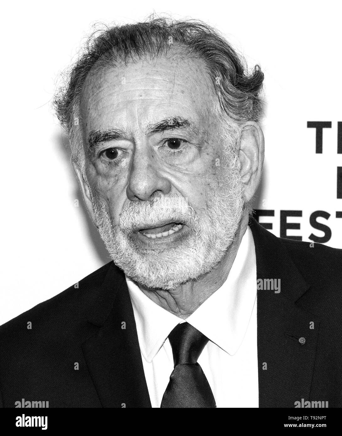 New York, NY - Aprile 28, 2019: Francis Ford Coppola assiste 'Apocalypse Now" - 40 anni e restauro durante il 2019 Tribeca Film Festival a Beaco Foto Stock