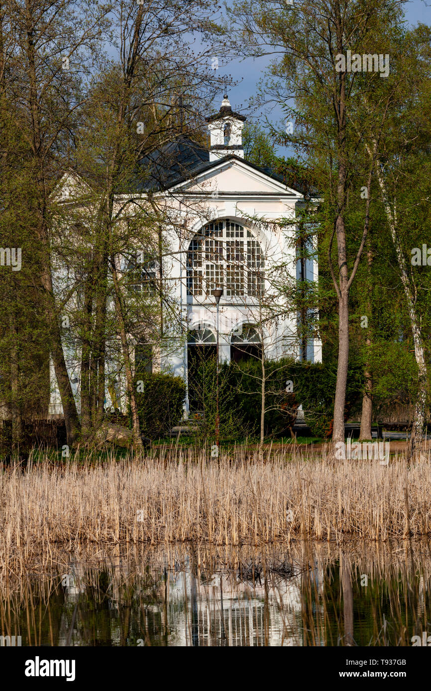Cappella della Vergine Maria in Studzieniczna vicino Augustow, Podlasie, Polonia. Foto Stock