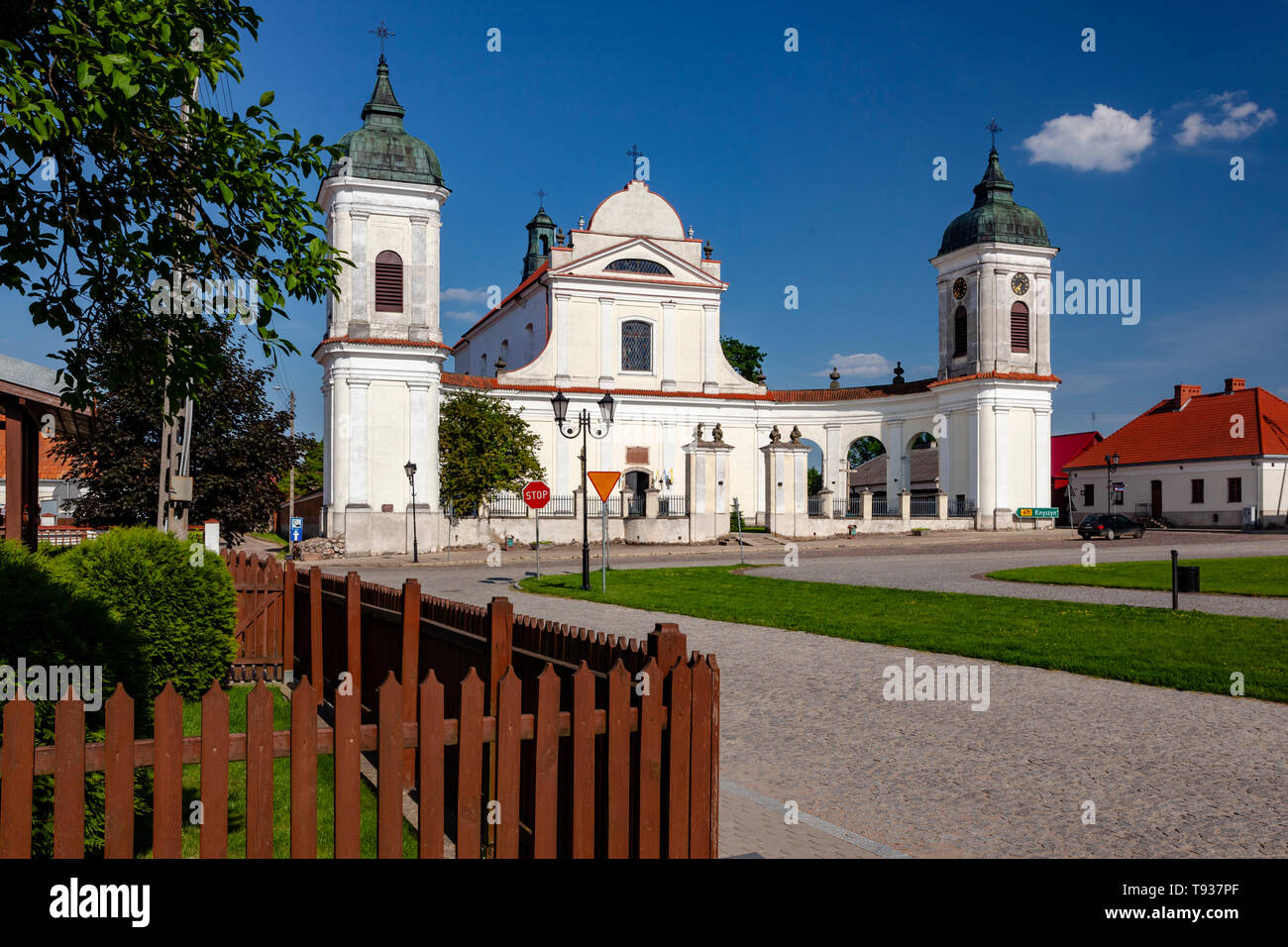 Tykocin, chiesa dal 1742, Podlasie, Polonia Foto Stock