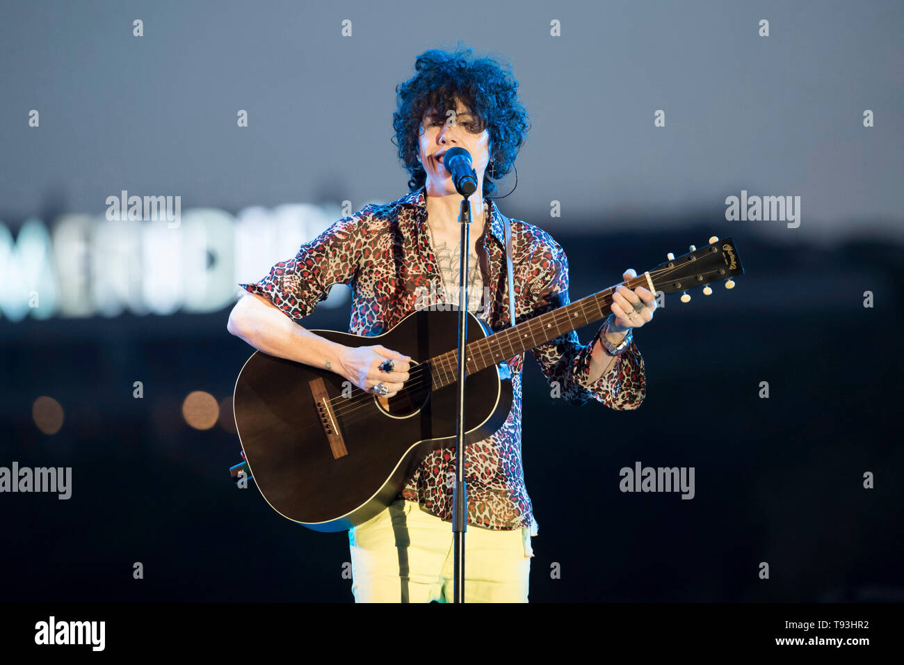 Il cantante LP, Laura Pergolizzi, al Jazz Festival di Nizza su 2018/07/21.Caption locale *** Foto Stock