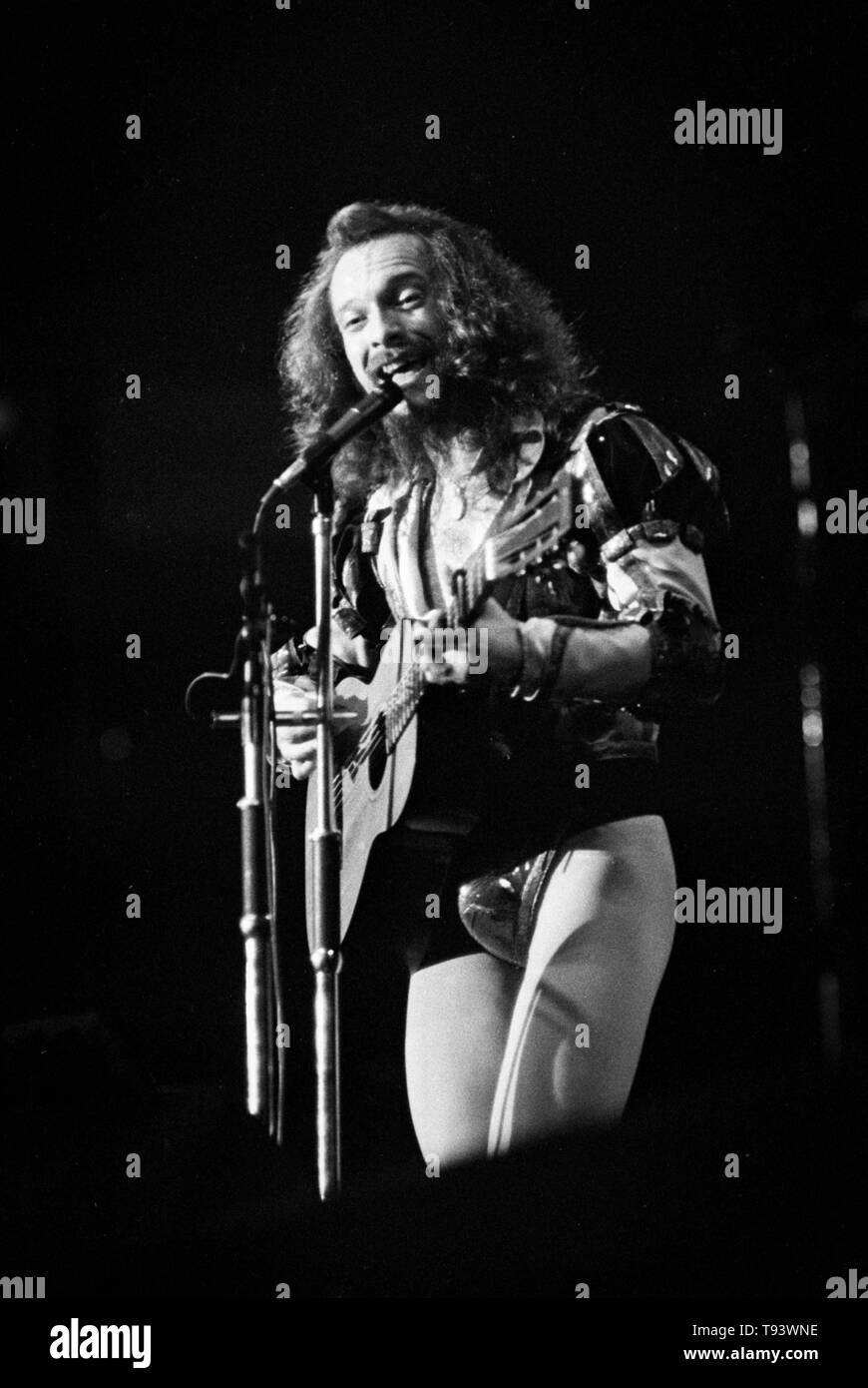 Paesi Bassi, Amsterdam Jetro Tull, Ian Anderson, 12-10-1975 Foto Stock