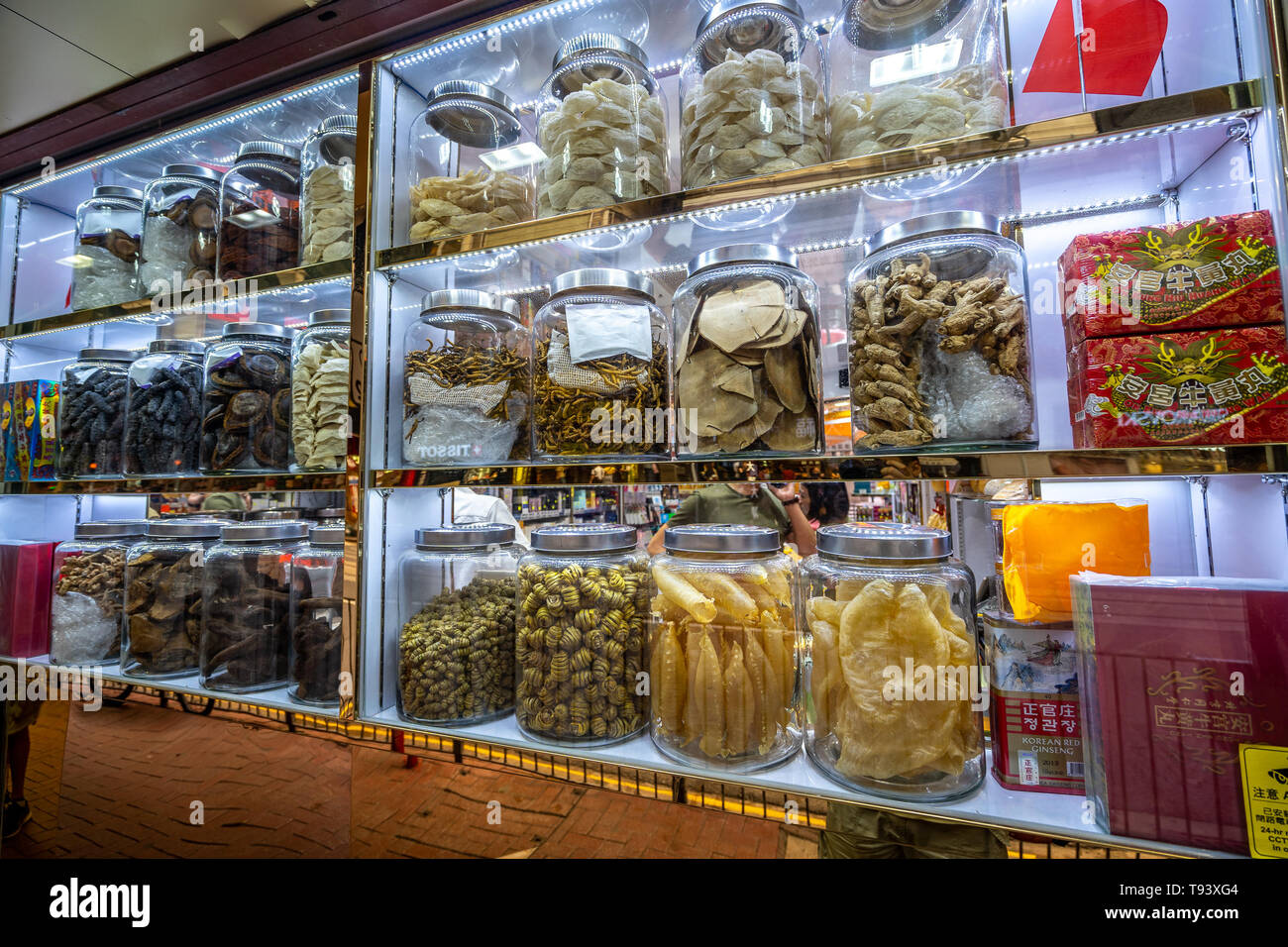 Hong Kong Cina - drogheria shopfront Foto Stock