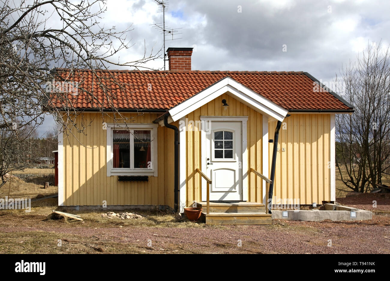 Edificio di Nusnas. Contea di Dalarna. Svezia Foto Stock