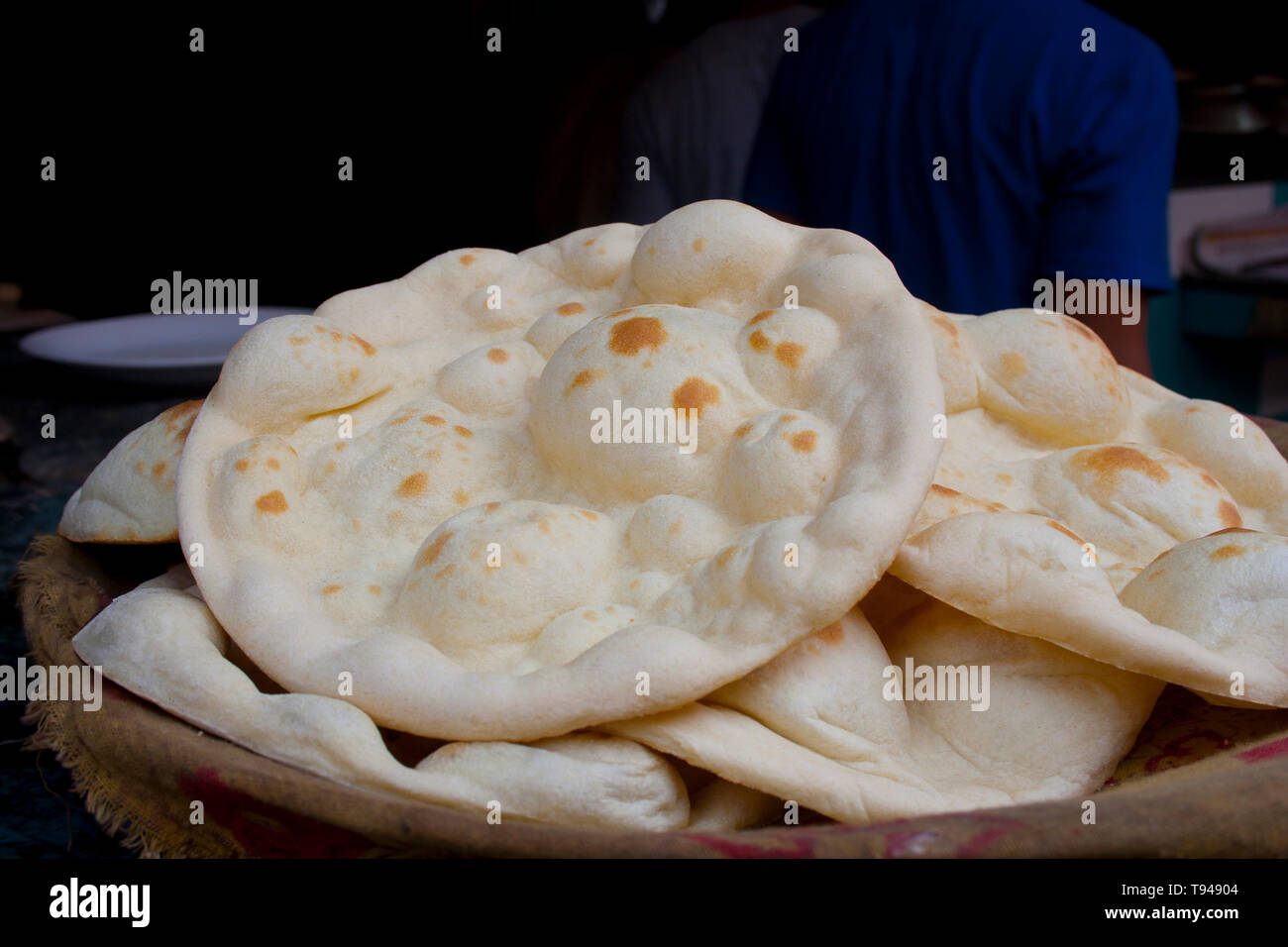 Tandoori Roti Foto Stock
