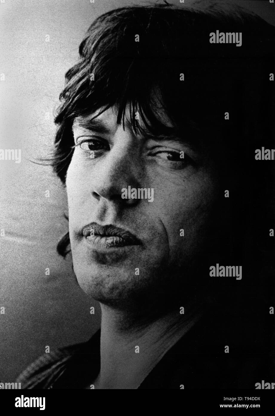 Mick Jagger, london , Gran Bretagna - 1977, (foto Gijsbert Hanekroot) Foto Stock