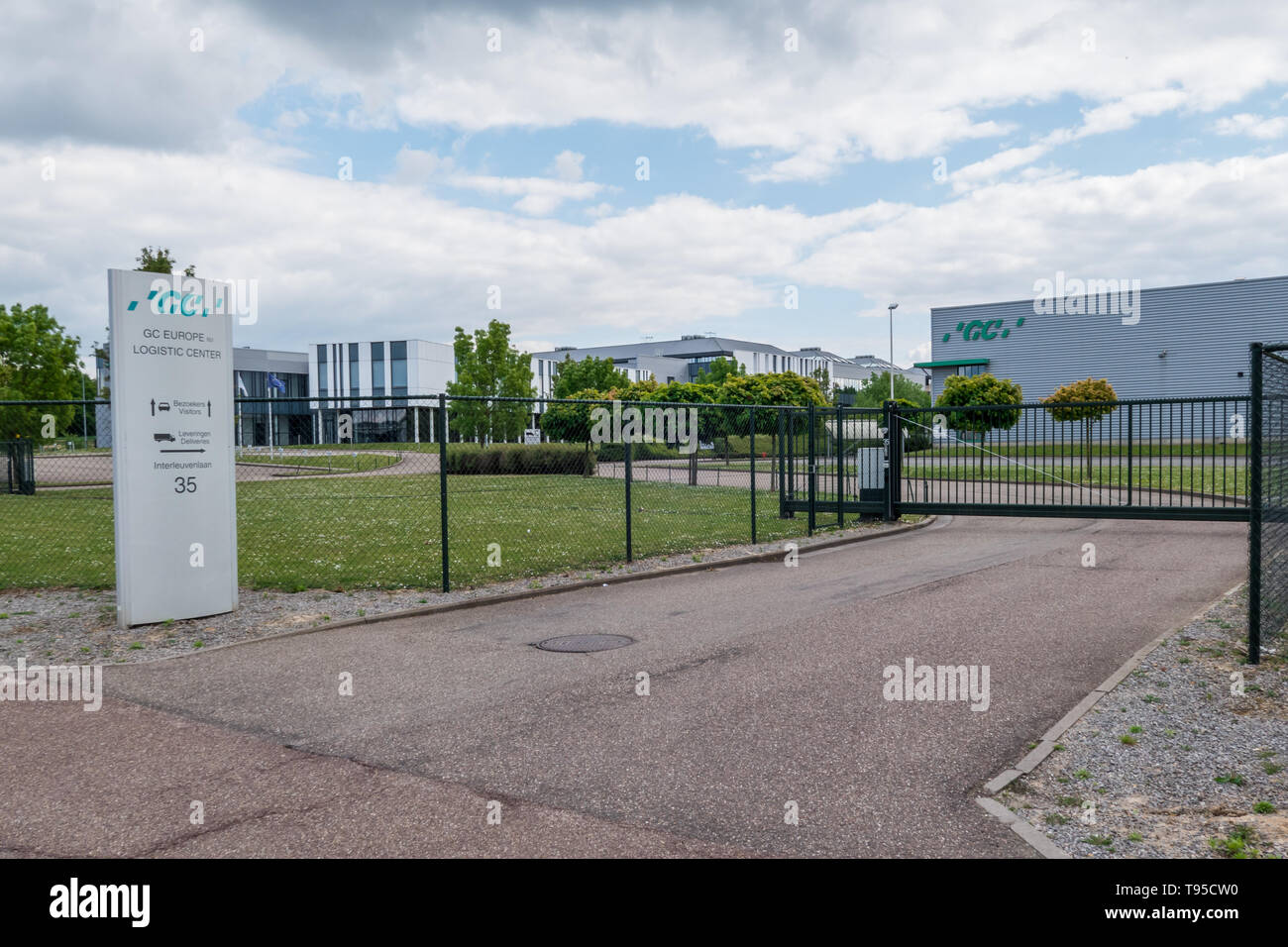 GC EUROPE centro logistico a Haasrode research park, Belgio Foto Stock