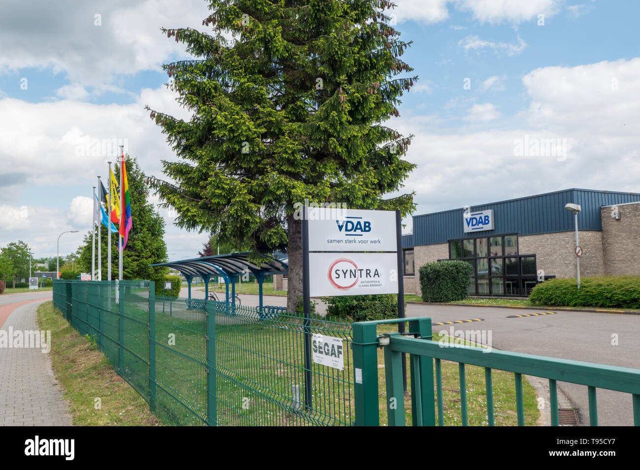 VDAB Syntra e centro di formazione in Haasrode research park in Belgio Foto Stock