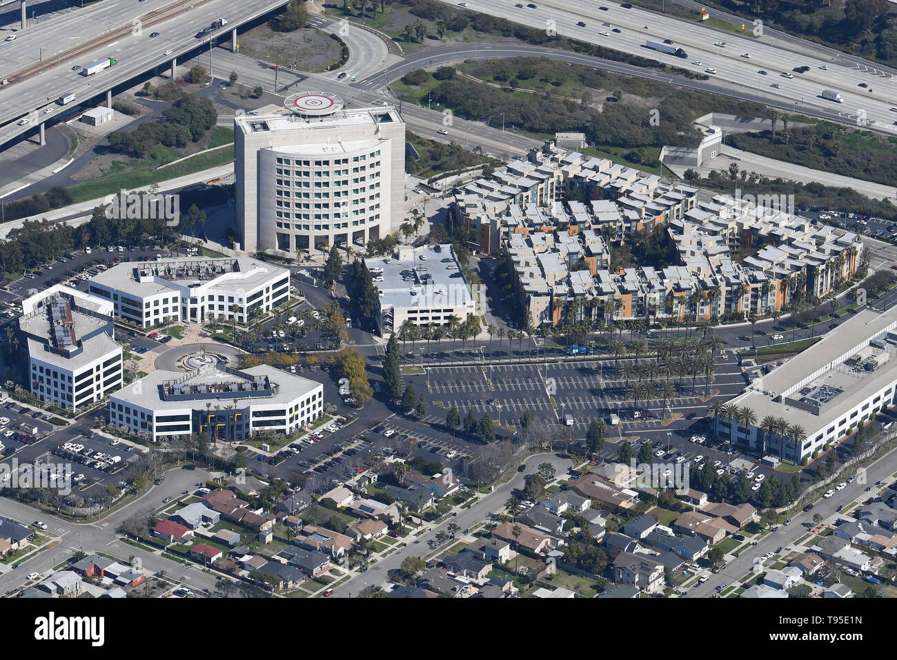 La Corte Suprema della California di Los Angeles. Foto Stock